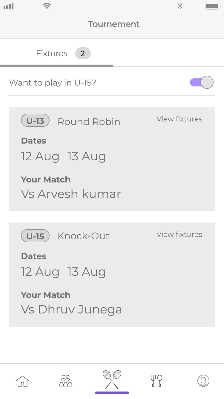 Round-robin and knock-out fixtures