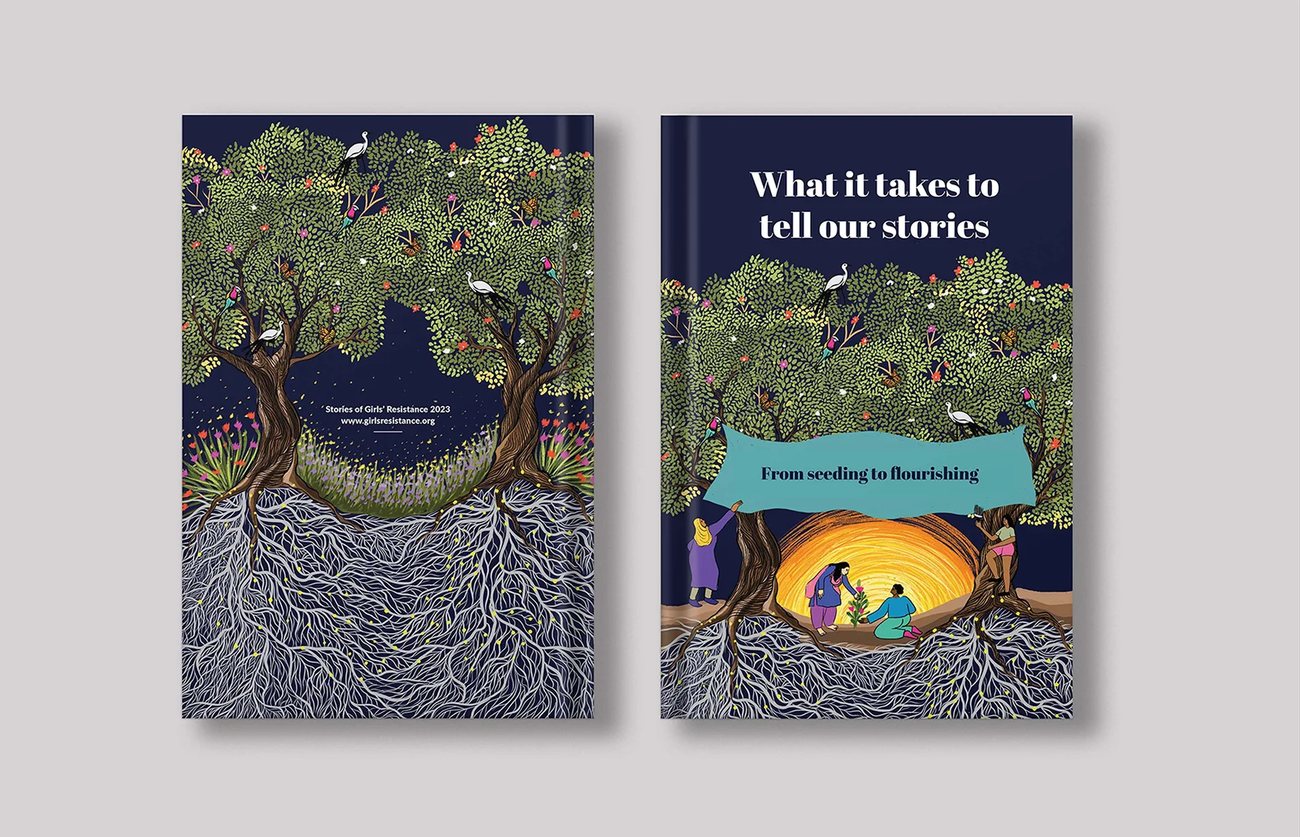 Stories of Girls’ Resistance — publication covers