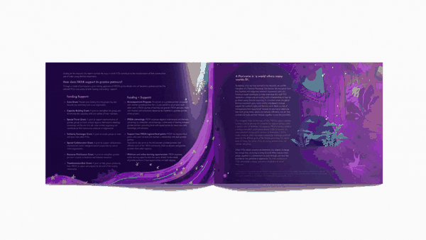 FRIDA — The Young Feminist Fund — animated report spread